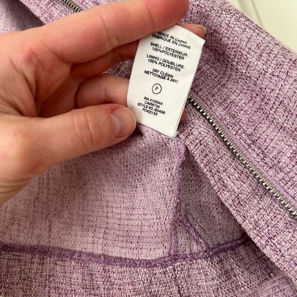 Anthropologie Avec Les Filles Purple Hooded Zip Up Jacket Women's Size Small - Picture 6 of 10